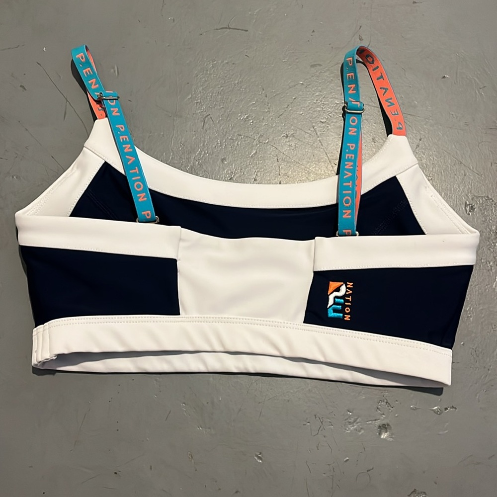 P.E Nation Navy and White Activewear SetXS - Picture 5 of 10